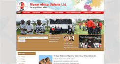 Desktop Screenshot of masaiafricasafaris.com